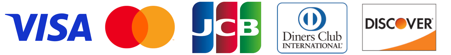 VISA,master card,JCB,Diners Club, Discover